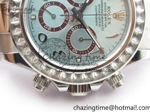 1219 Daytona 116506 Middle East Edition Bp Maker Best Edition Ice Blue Brown Arabic Dial Diam Bezel On SS Bracelet A Neat 2897